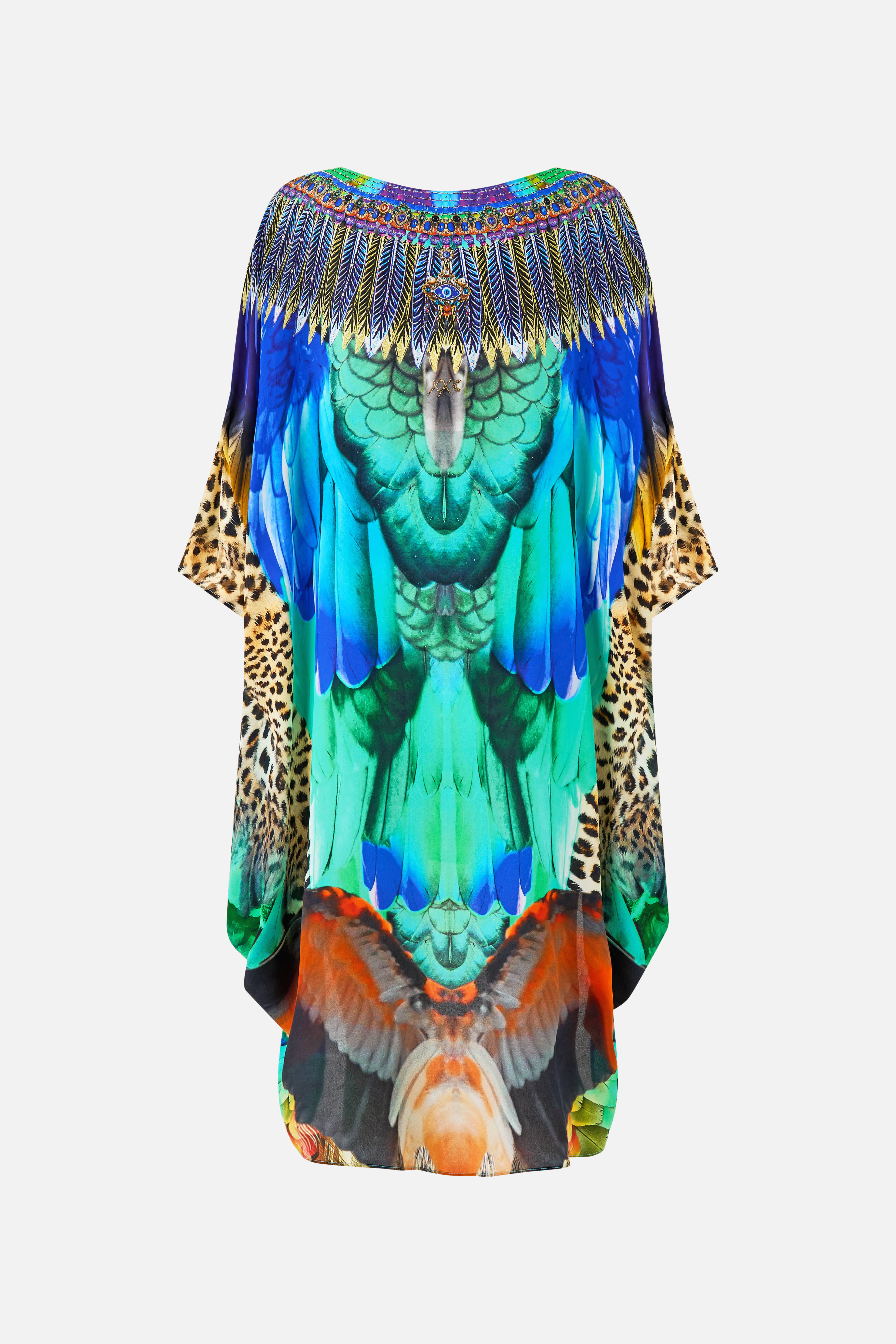 The CAMILLA STRAIGHT SCARF TOP BALEARIC BEBÉ in our  print.