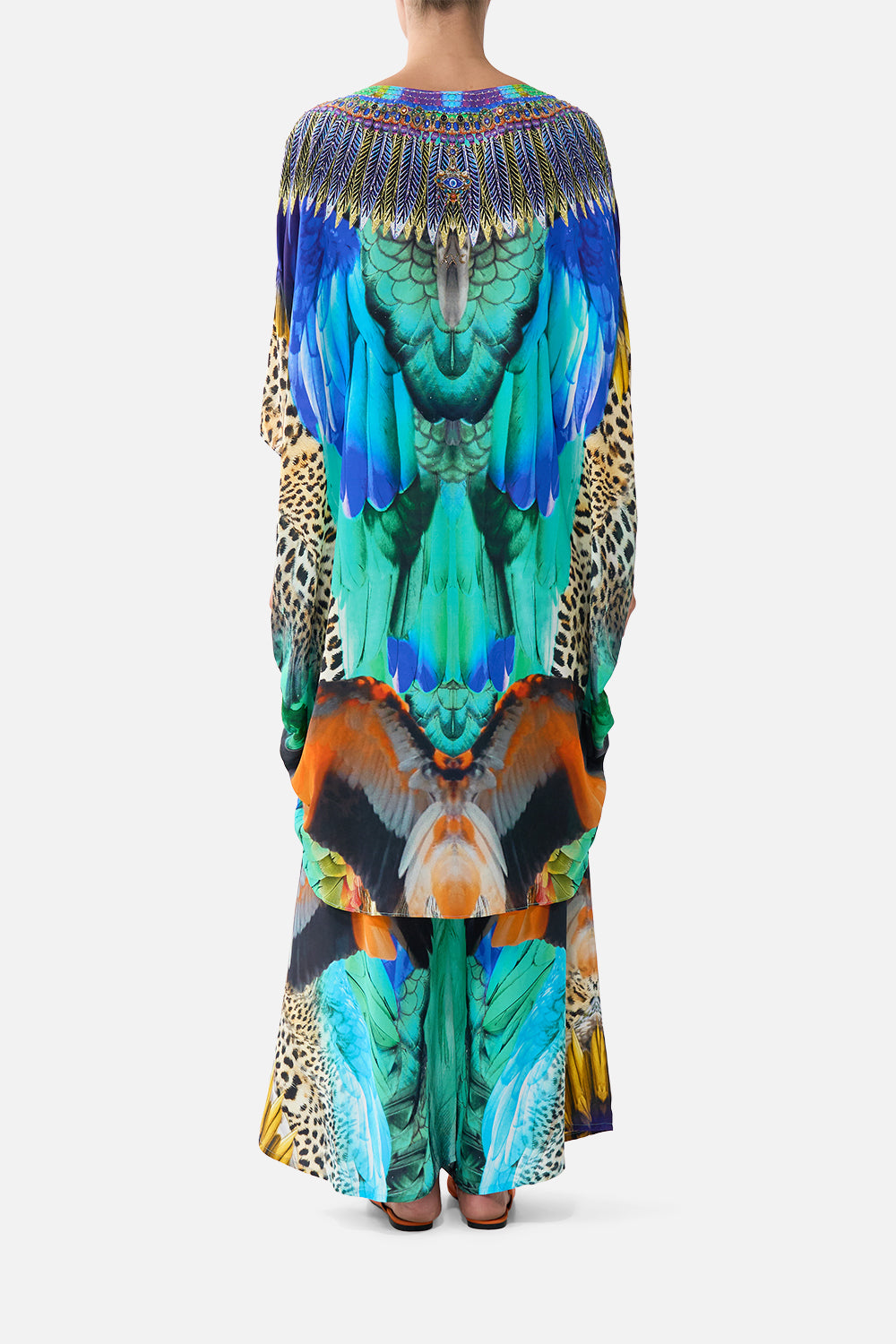 The CAMILLA STRAIGHT SCARF TOP BALEARIC BEBÉ in our  print.