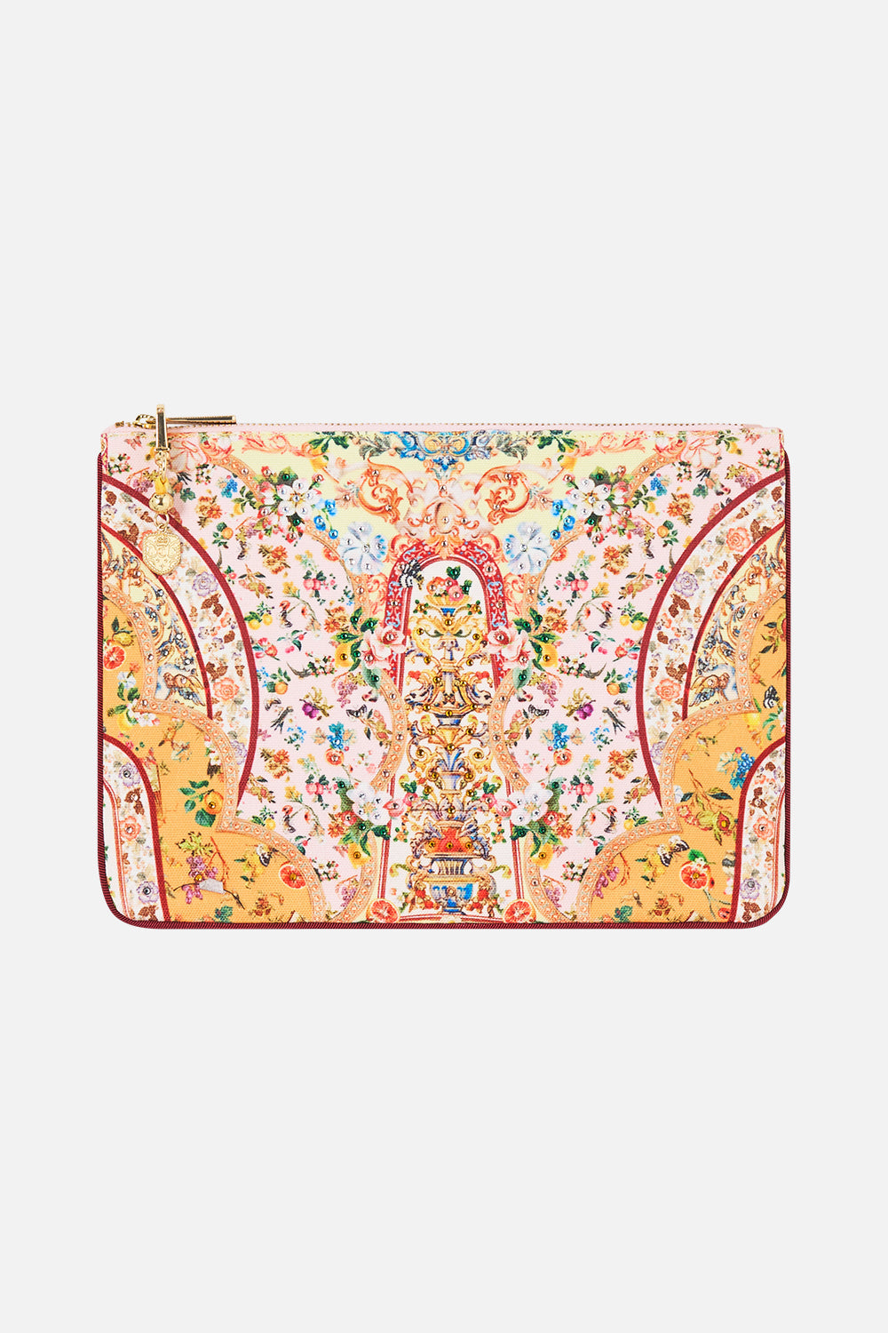 The CAMILLA BARREL BAG WITH LEATHER TRIMS VA VA VINTAGE in our  print.