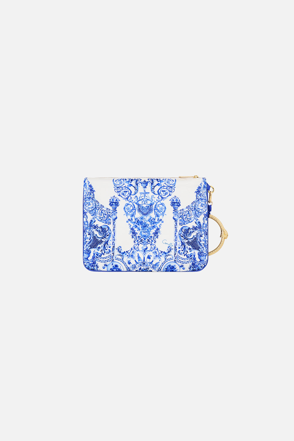 The CAMILLA RELAXED TERRY PANT WITH POCKET DETAIL FIESTA, SIESTA, REPEAT in our  print.