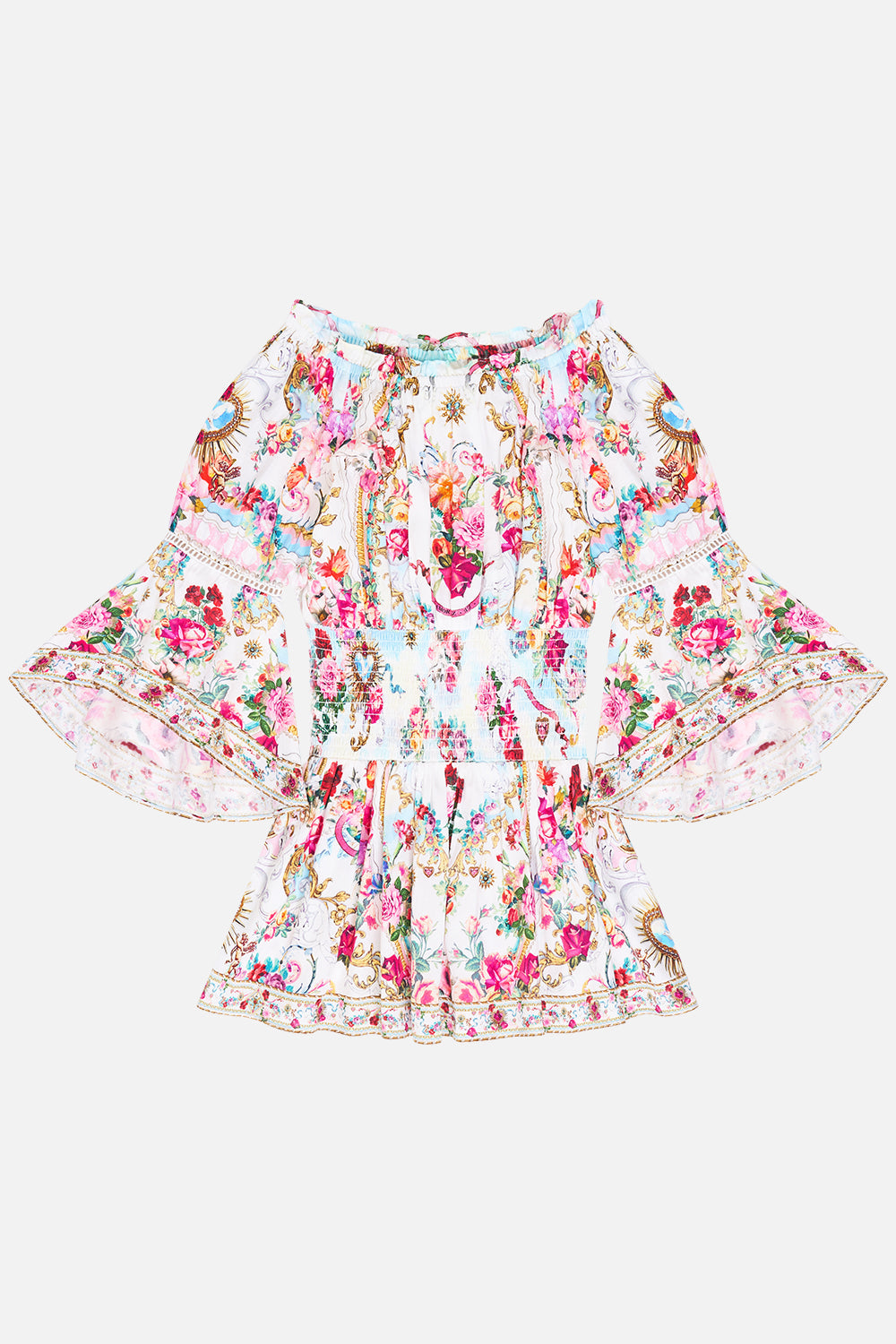 The CAMILLA BACK DETAIL JERSEY DRESS MUSEUM MEMOIRS in our  print.