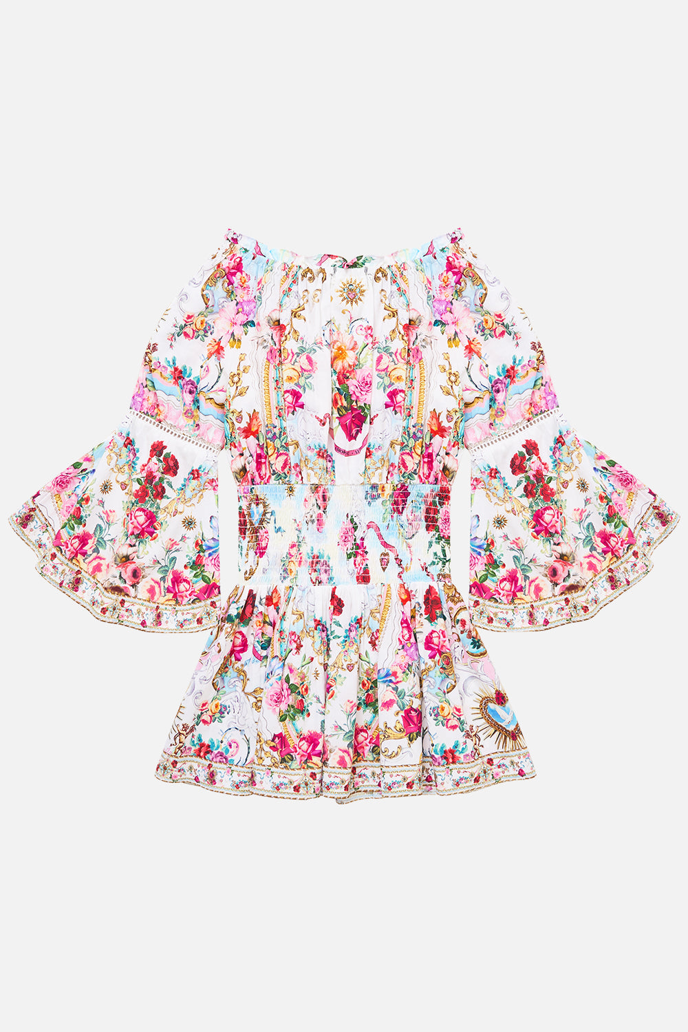 The CAMILLA BACK DETAIL JERSEY DRESS MUSEUM MEMOIRS in our  print.