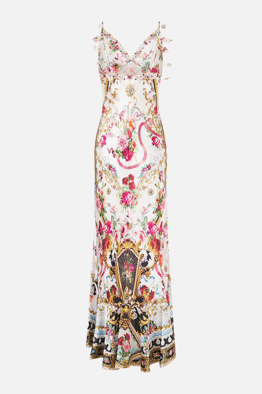 The CAMILLA JERSEY TANK DRESS A TASTE FOR LACE in our  print.