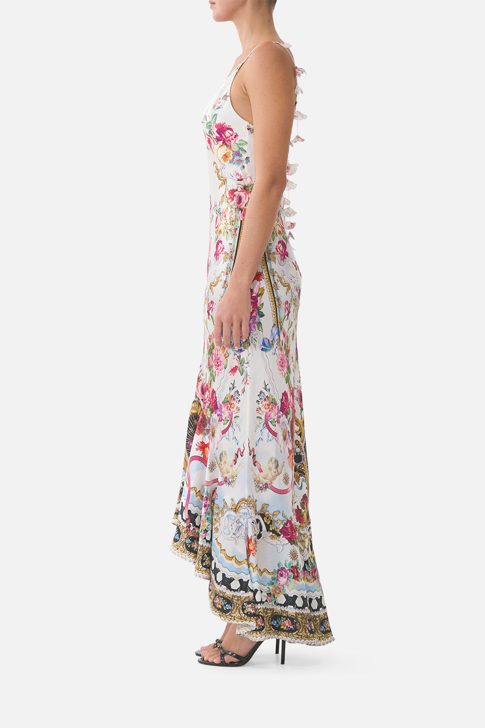 The CAMILLA JERSEY TANK DRESS A TASTE FOR LACE in our  print.