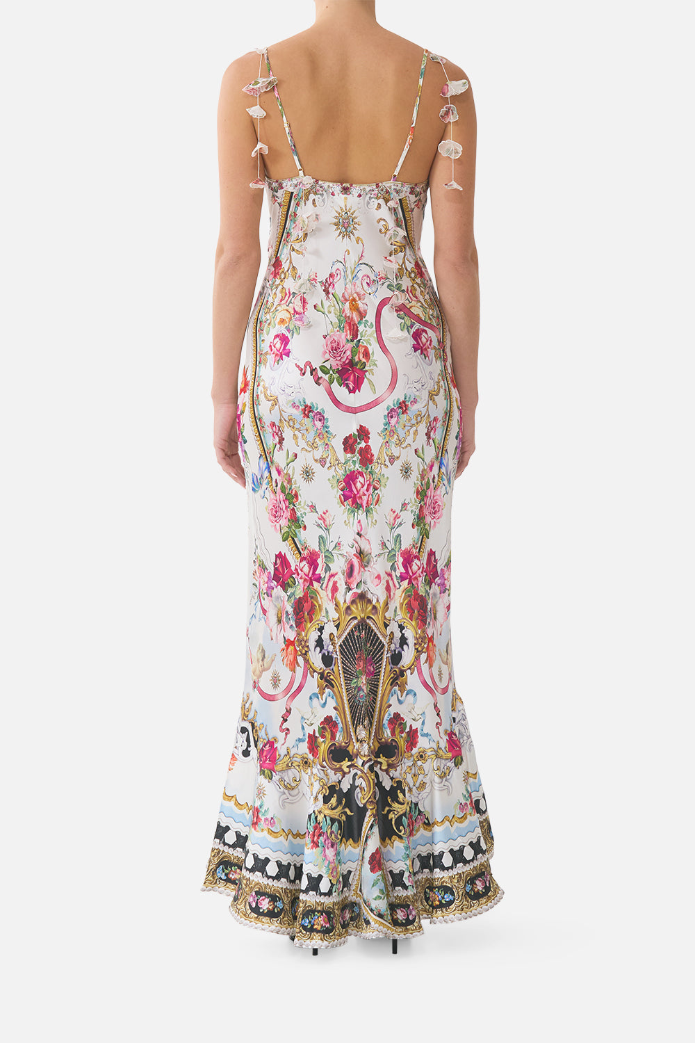 The CAMILLA JERSEY TANK DRESS A TASTE FOR LACE in our  print.