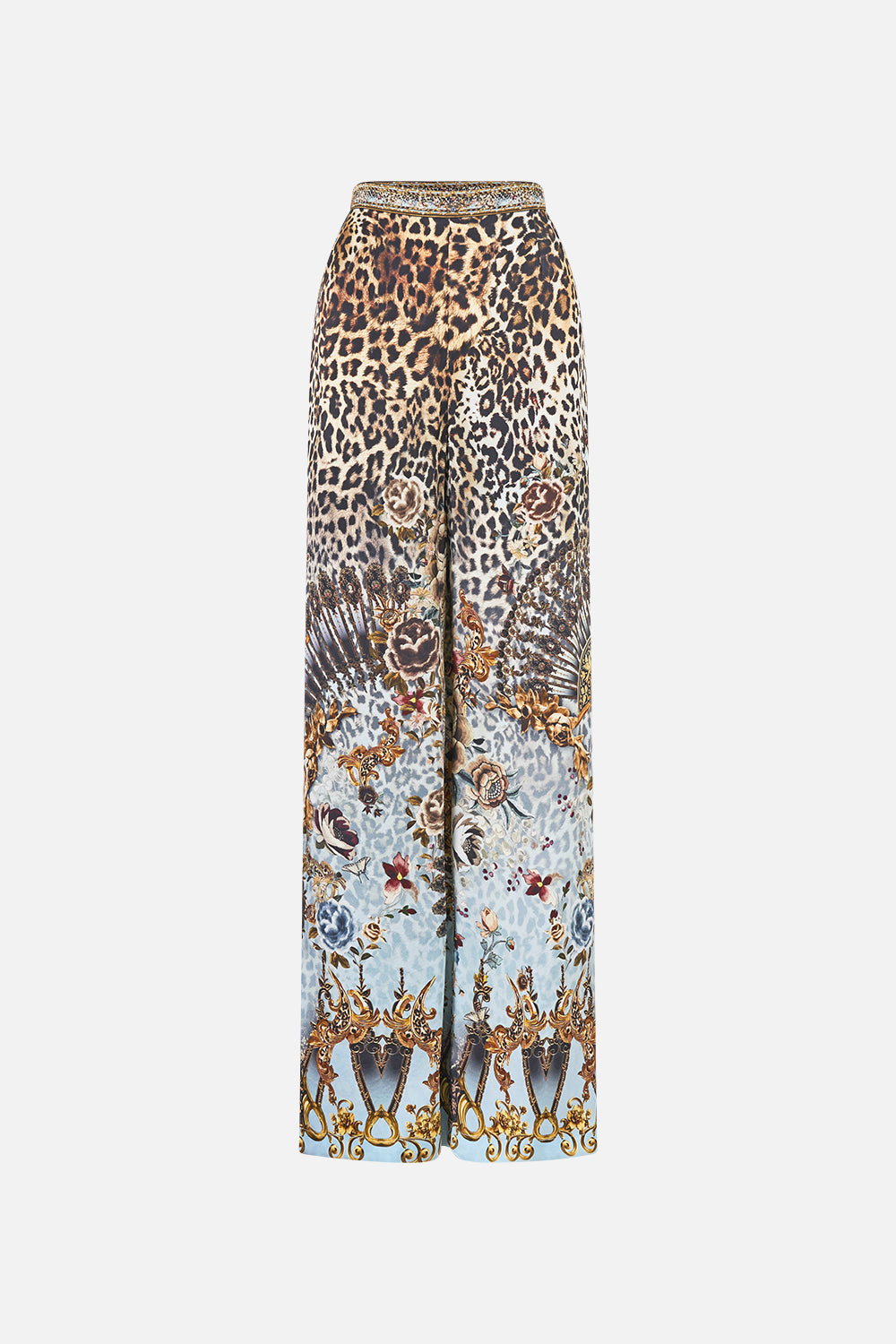 The CAMILLA SCOOP NECK ONE PIECE W SCOOP BACK MILLAMORPHOSIS in our MILLAMORPHOSIS print.