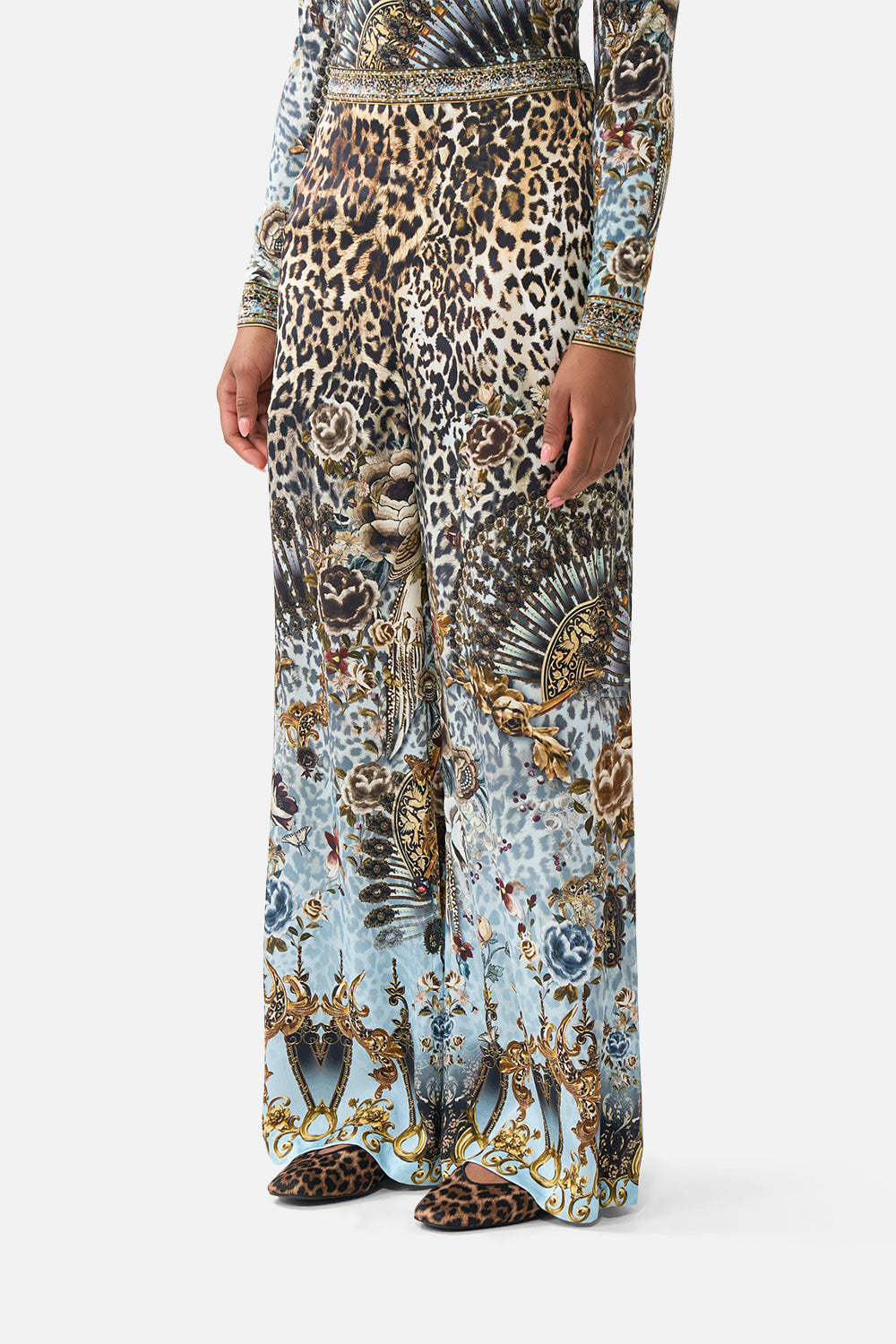The CAMILLA SCOOP NECK ONE PIECE W SCOOP BACK MILLAMORPHOSIS in our  print.