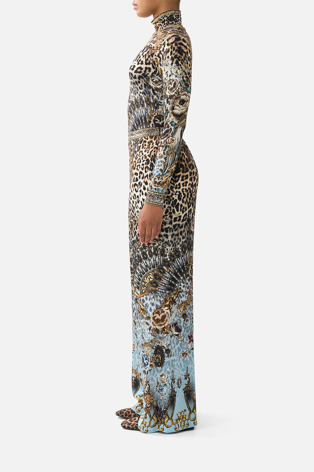 The CAMILLA SCOOP NECK ONE PIECE W SCOOP BACK MILLAMORPHOSIS in our  print.