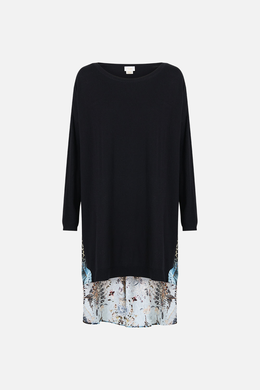 The CAMILLA CORSET DRESS WITH SHORT FLARED SKIRT TAURUS RISING in our  print.
