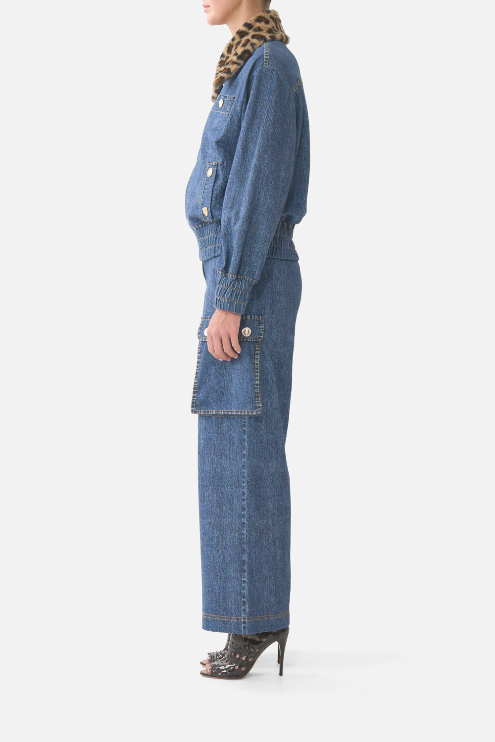 TERRY BOMBER JACKET WITH POCKET DETAILS FIESTA, SIESTA, REPEAT