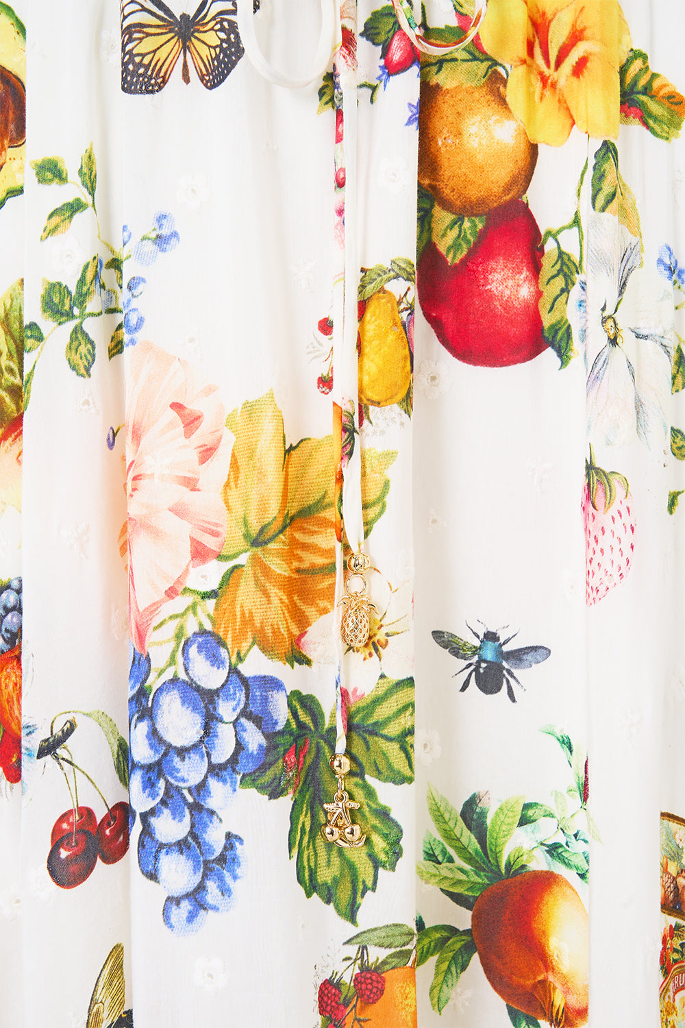 The CAMILLA BATWING SHIRT PAINTED PRAYERS in our  print.