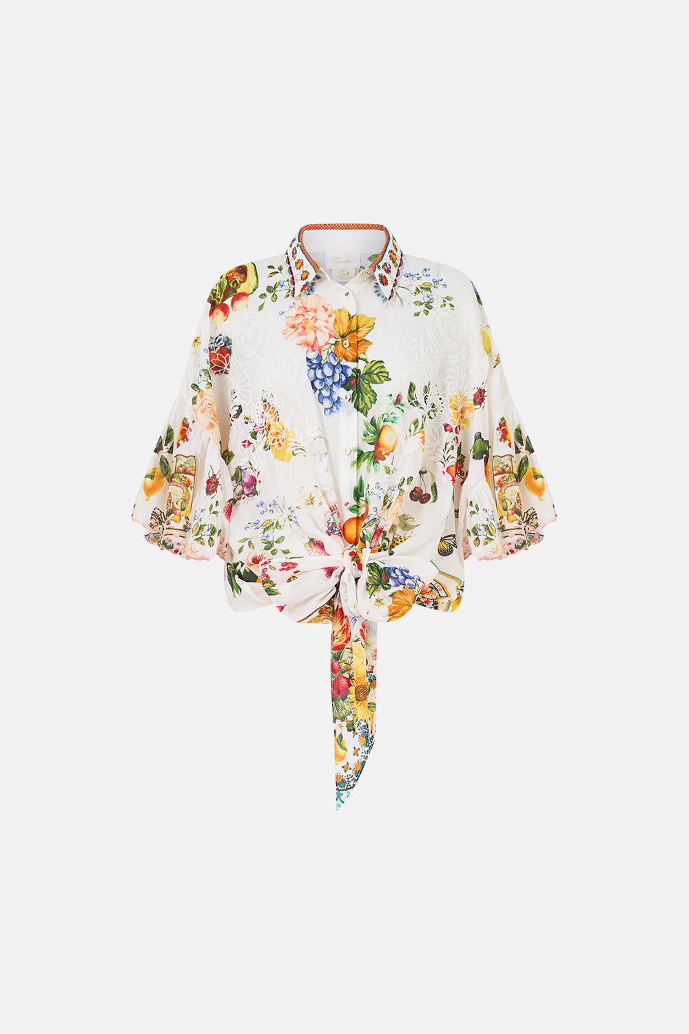 The CAMILLA FRONT PLEAT KAFTAN CHINOISERIE CHILD in our  print.