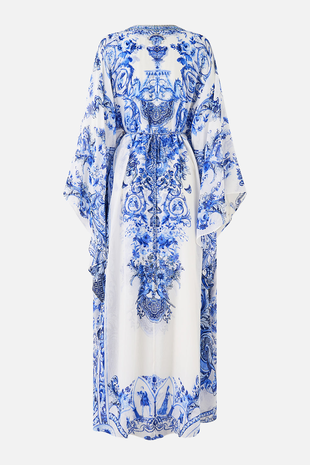 LONG KAFTAN WITH WAIST DETAIL CERAMIC PANORAMIC