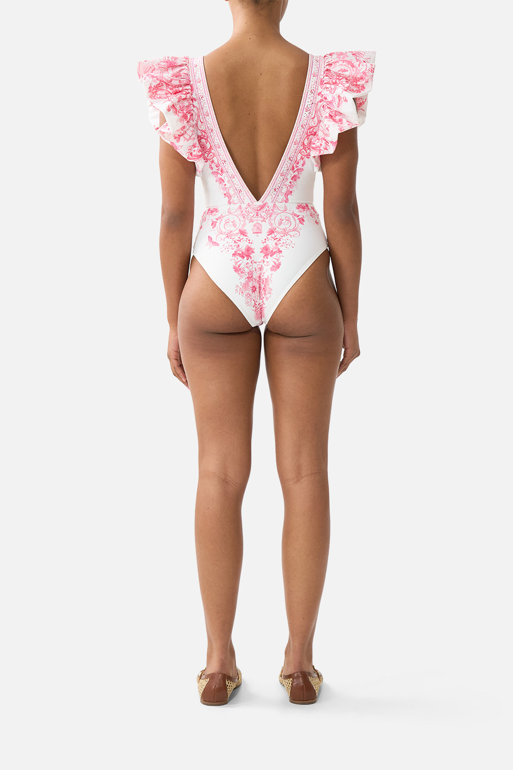 The CAMILLA LONG BUTTON FRONT DRESS TAURUS RISING in our  print.