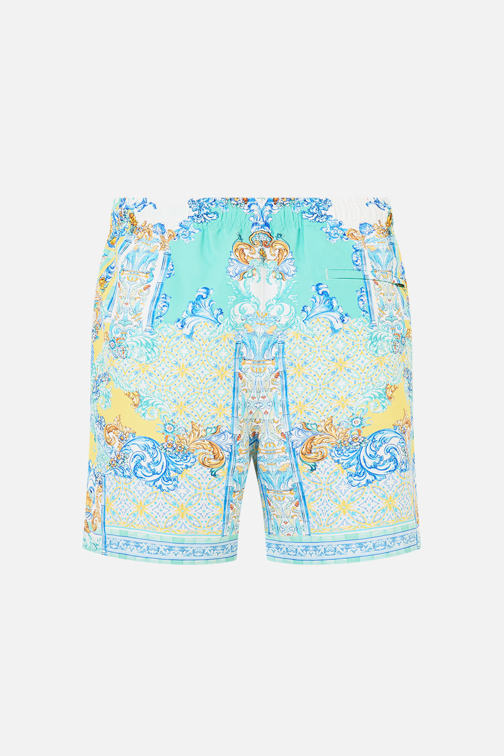 The CAMILLA HIGH WAISTED FLARED TROUSER MEET ME AT THE MET in our  print.
