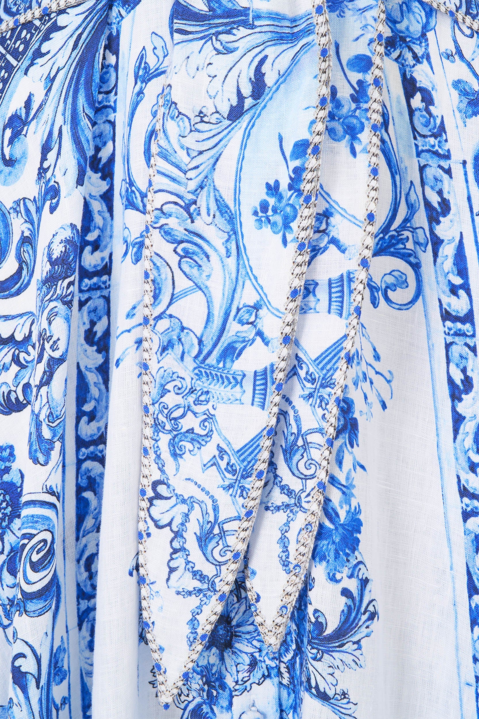 The CAMILLA MESH STRAIGHT LEG BEACH PANT LEOTIGRA LAND in our LEOTIGRA LAND print.