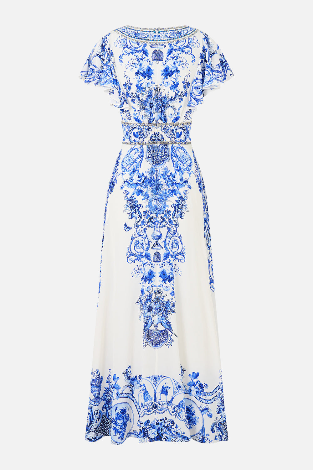 The CAMILLA RAGLAN BUTTON UP SHIRT MIDSUMMER MASTERPIECE in our  print.