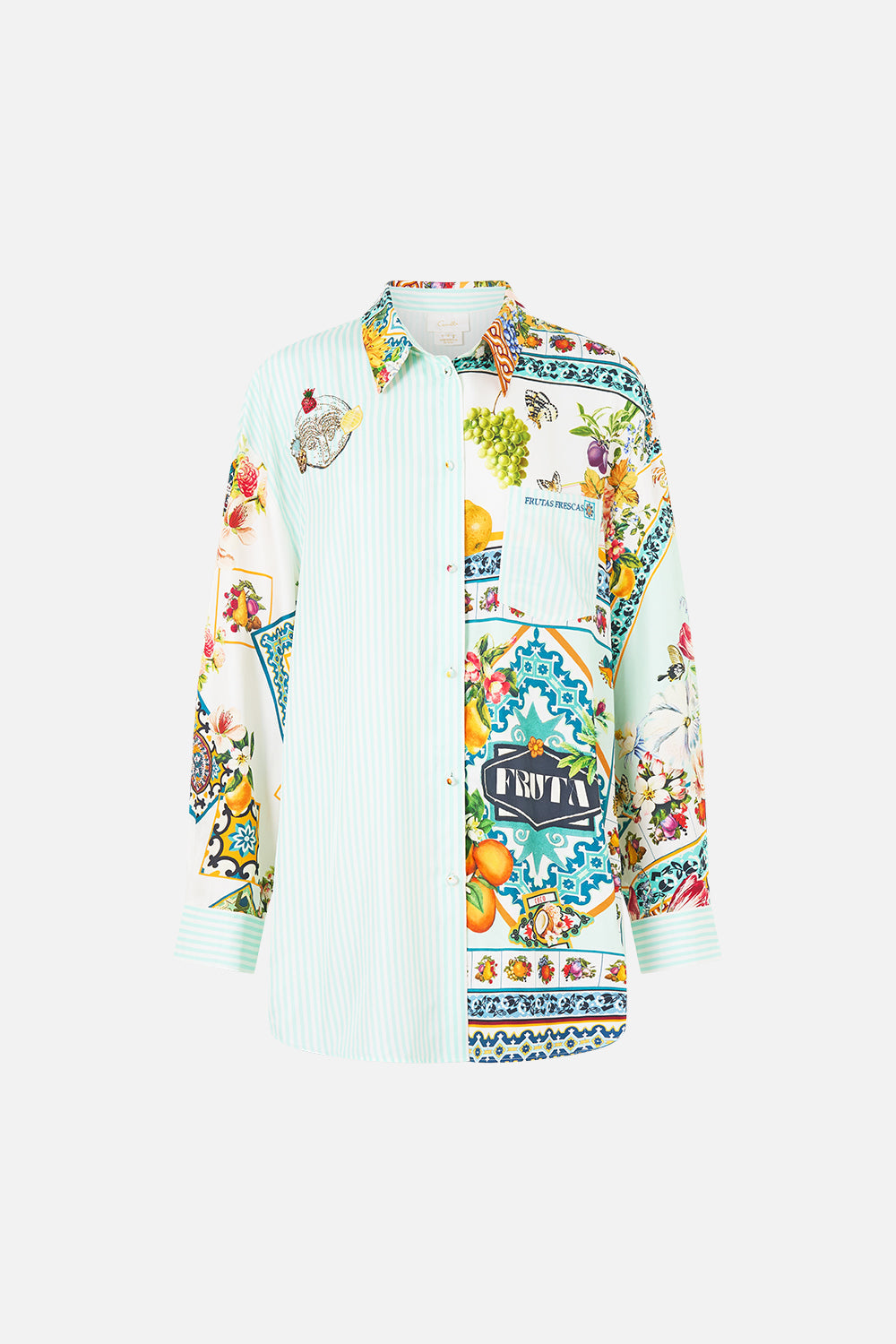 The CAMILLA DRAWSTRING POUCH MUSEUM MEMOIRS in our  print.
