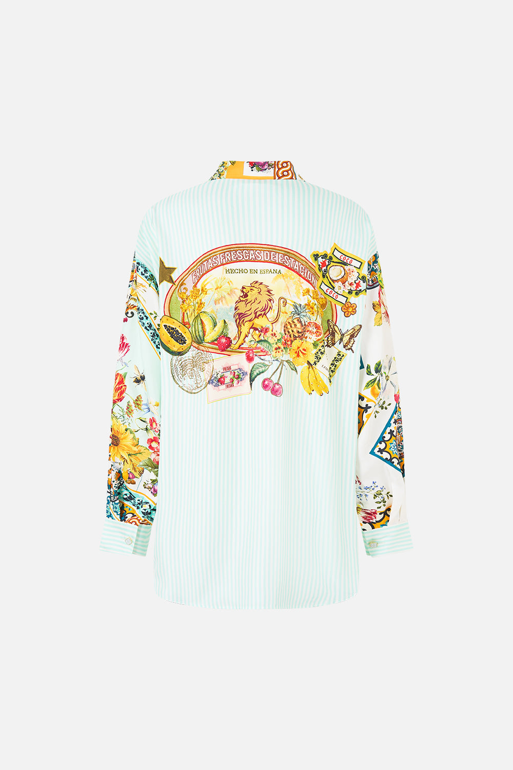 The CAMILLA PANELLED BODICE ONE PIECE W TIE STRAPS CHINOISERIE CHILD in our  print.