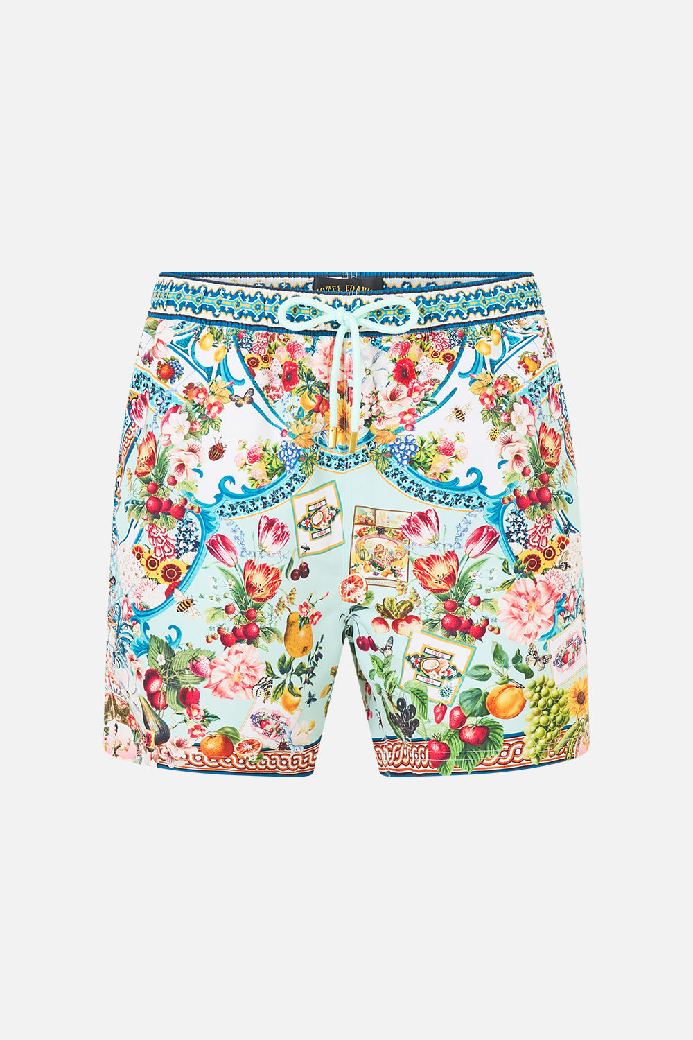 The CAMILLA BOXER SHORT MAGIC OF THE MERCADO in our MAGIC OF THE MERCADO print.