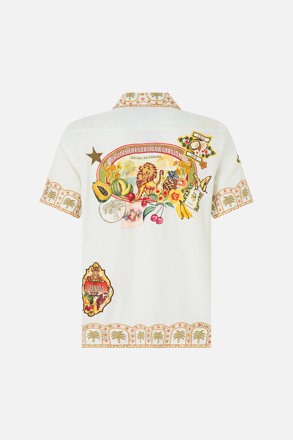 The CAMILLA RING SCARF CLUTCH MIDSUMMER MASTERPIECE in our  print.