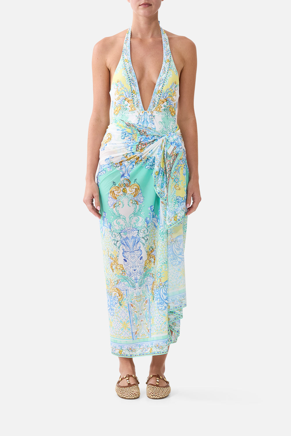 The CAMILLA SCARF CLUTCH ART FOR THE EMPRESS in our  print.