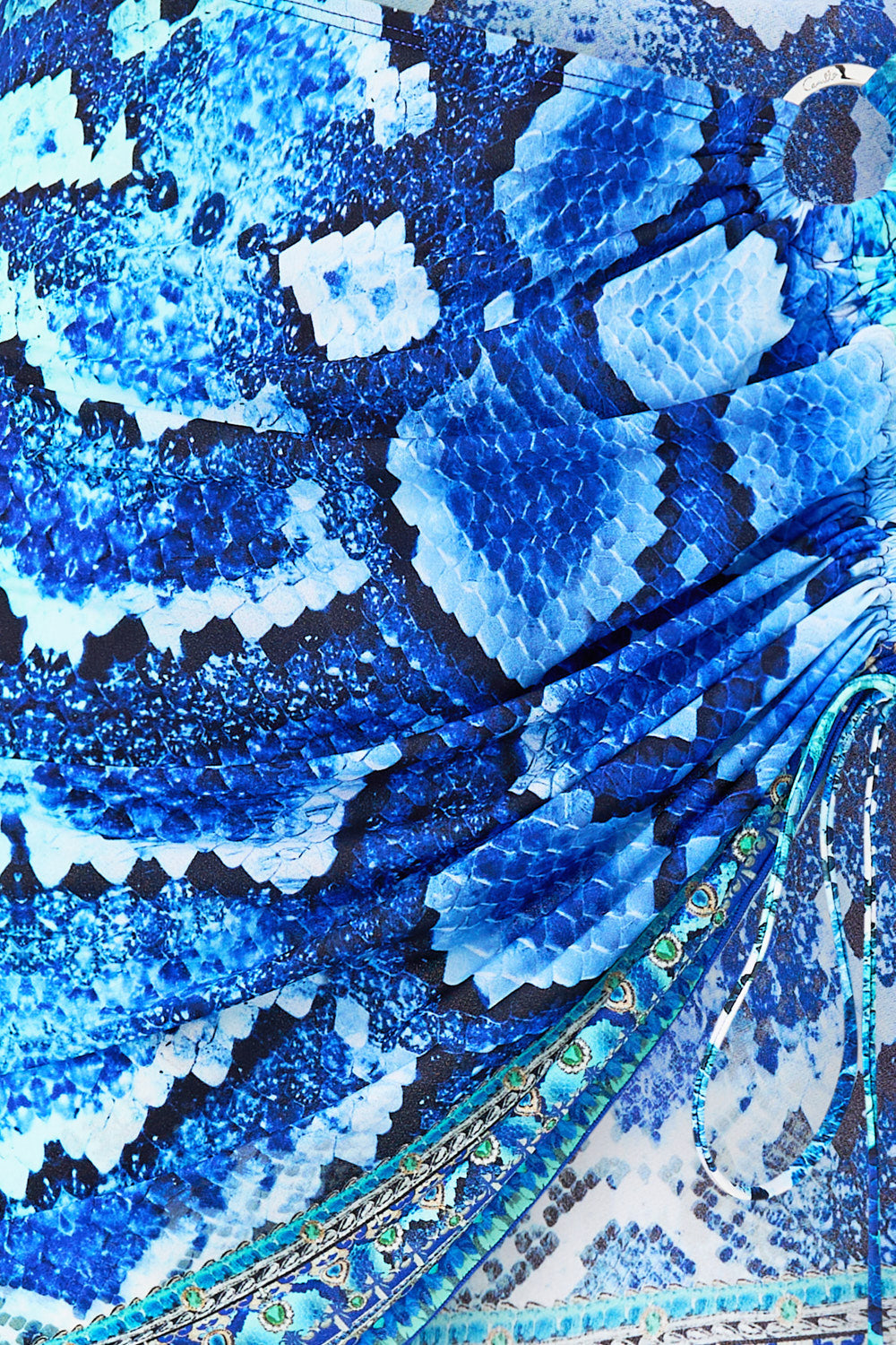 The CAMILLA JERSEY TANK DRESS CERAMIC PANORAMIC in our  print.