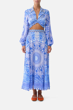 CROPPED WRAP SHIRT THE BOSPHOROUS