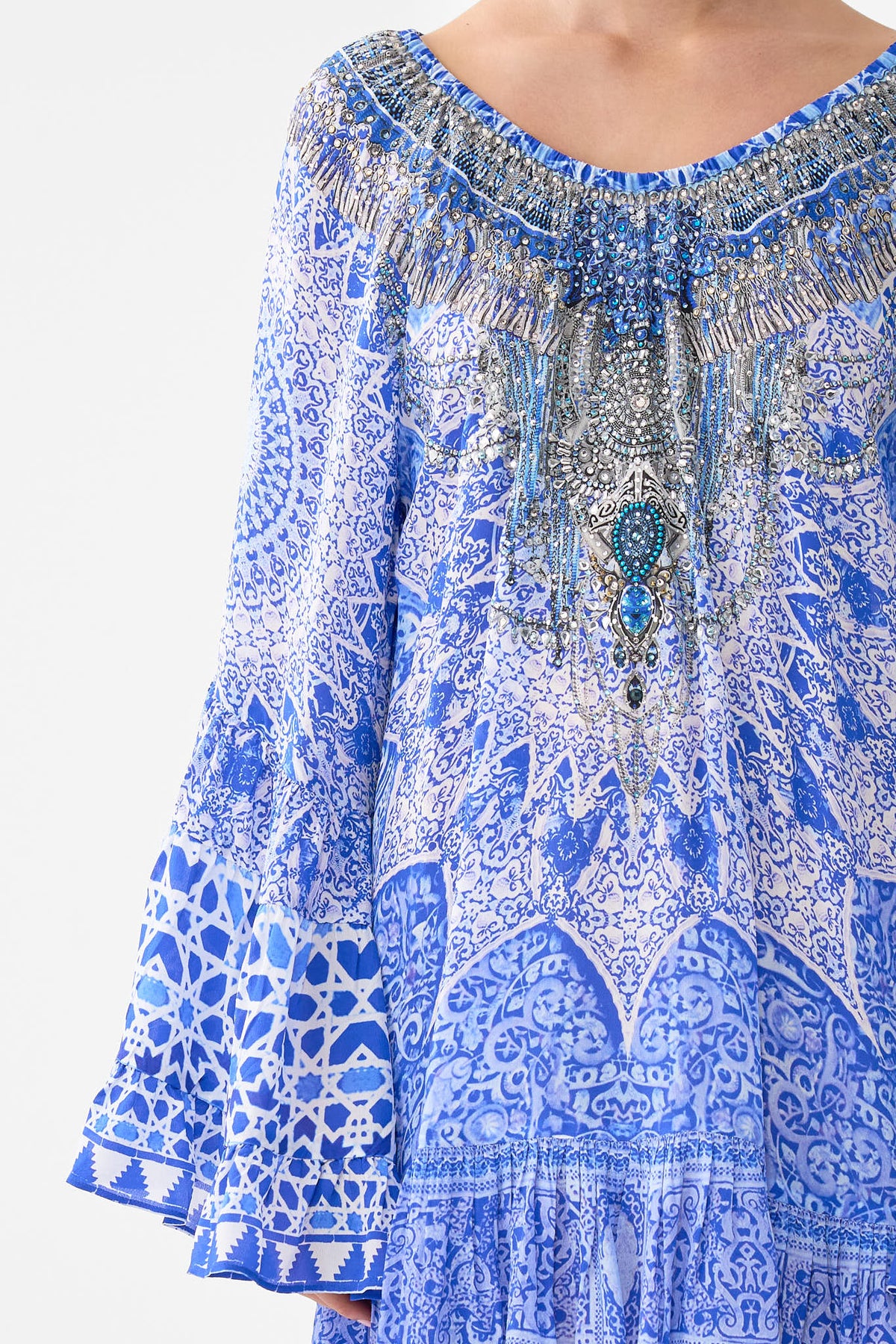 A-LINE FRILL DRESS THE BOSPHOROUS