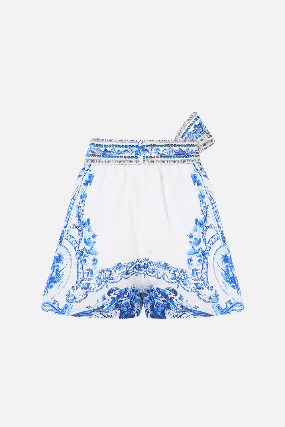 The CAMILLA LONG FIT AND FLARE DRESS ART FOR THE EMPRESS in our  print.