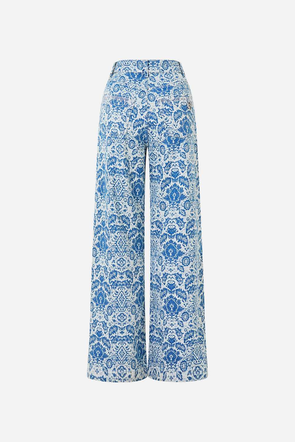 The CAMILLA SLIM FIT KAFTAN WITH SPLIT FLAMENCO EUPHORIA in our  print.