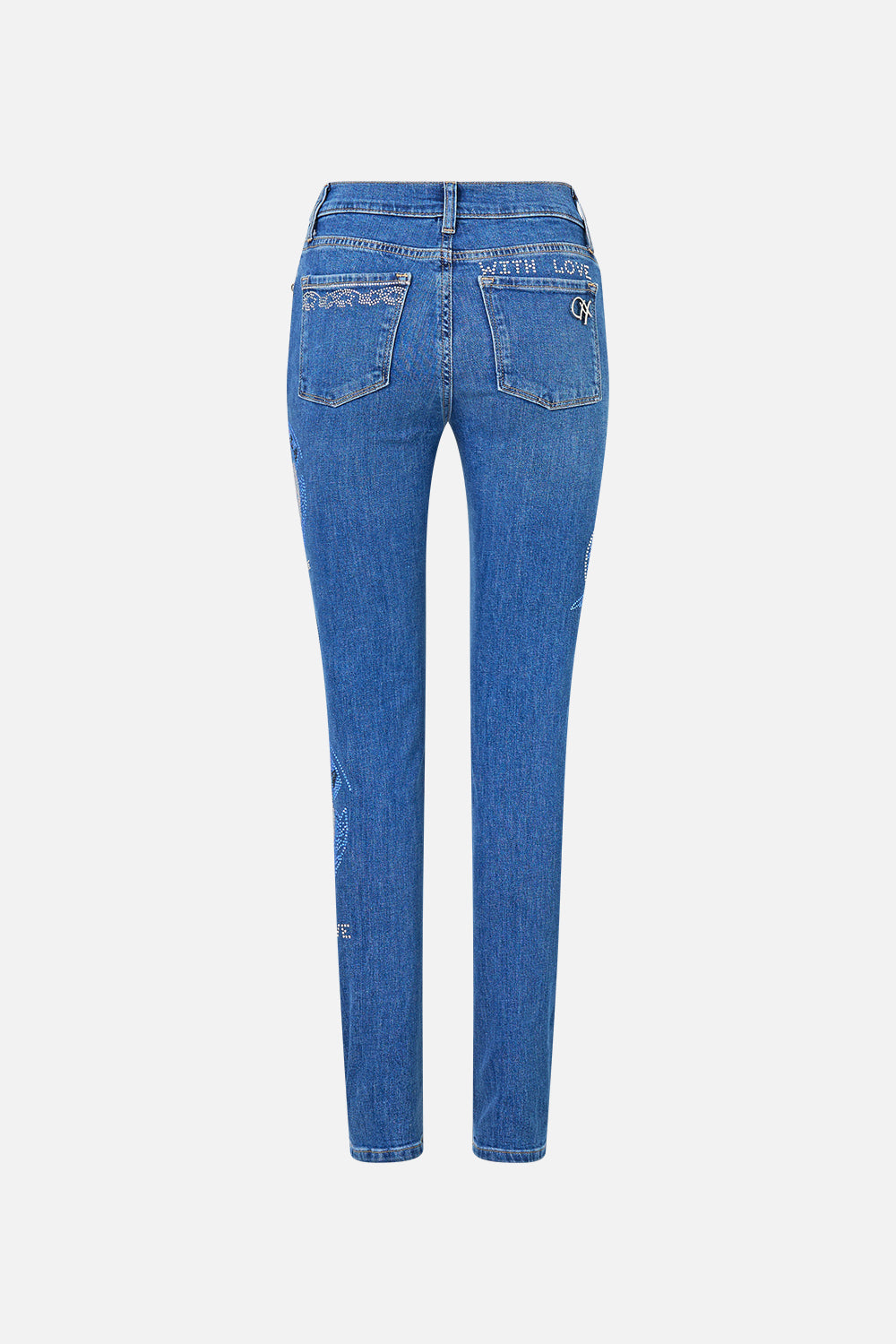 The CAMILLA MILLA GIRLFRIEND JEAN DENIM in our  print.