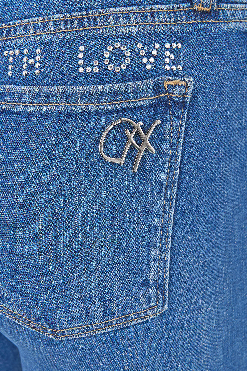 The CAMILLA MILLA GIRLFRIEND JEAN DENIM in our  print.