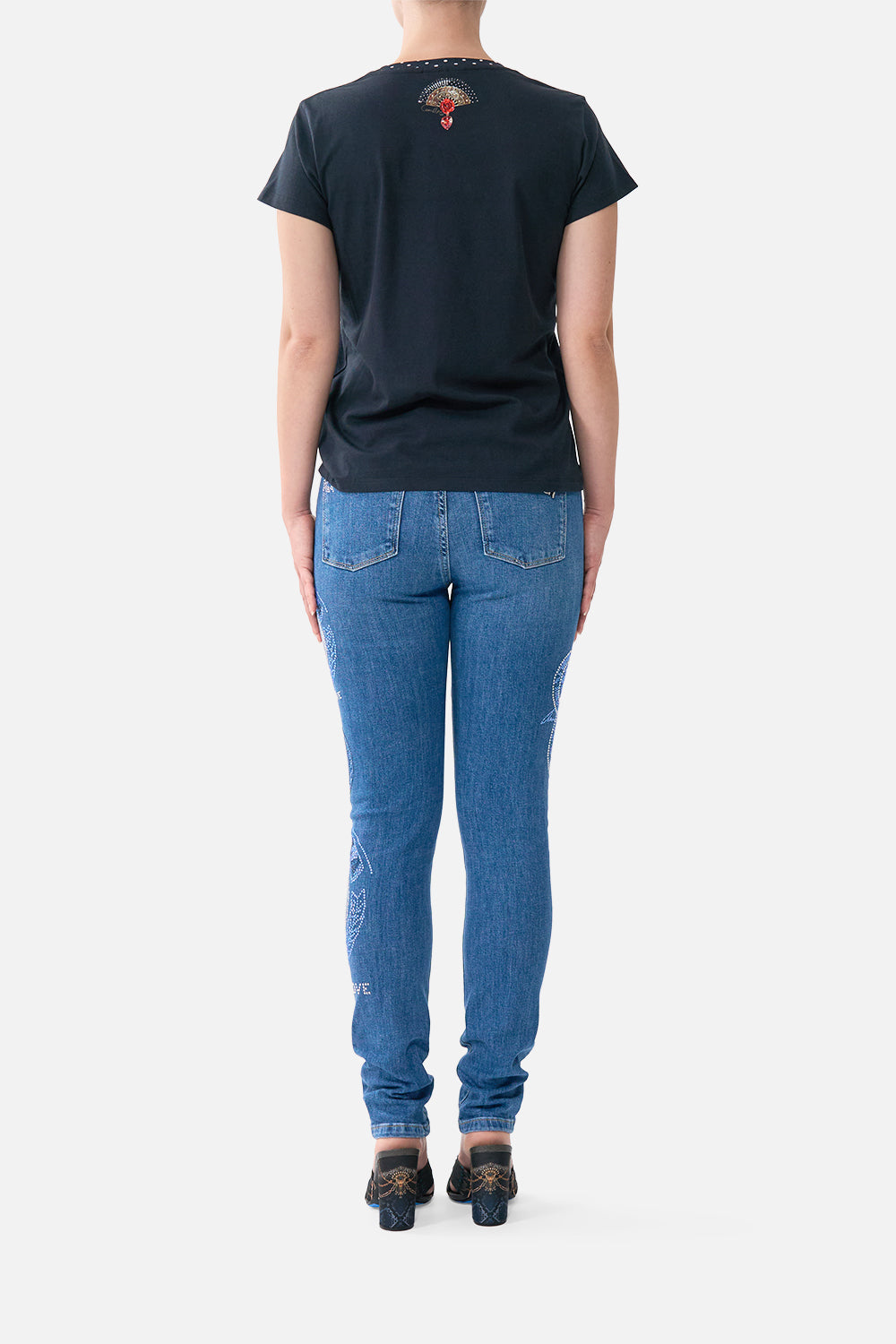 RIYEKA AZUL ARISTOCRACY SKINNY JEAN DENIM