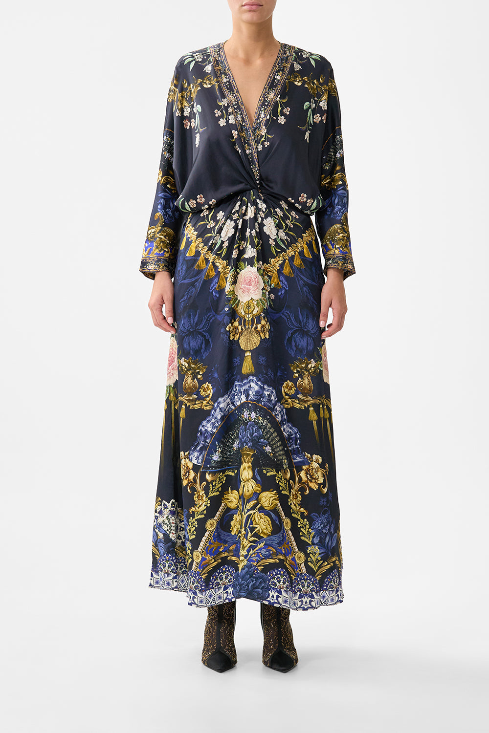 The CAMILLA LOUNGE PANT BALEARIC BEBÉ in our  print.