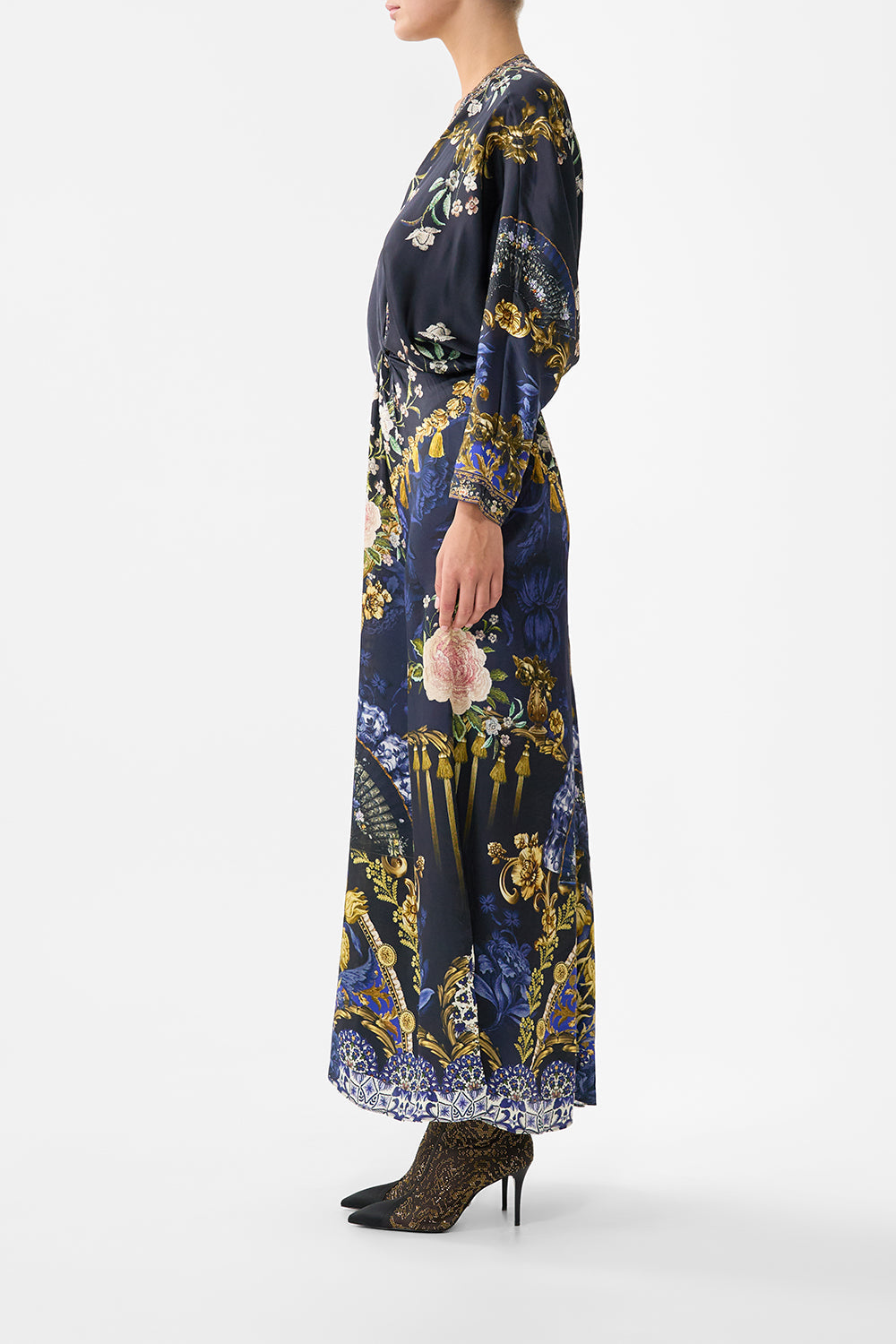 The CAMILLA LOUNGE PANT BALEARIC BEBÉ in our  print.
