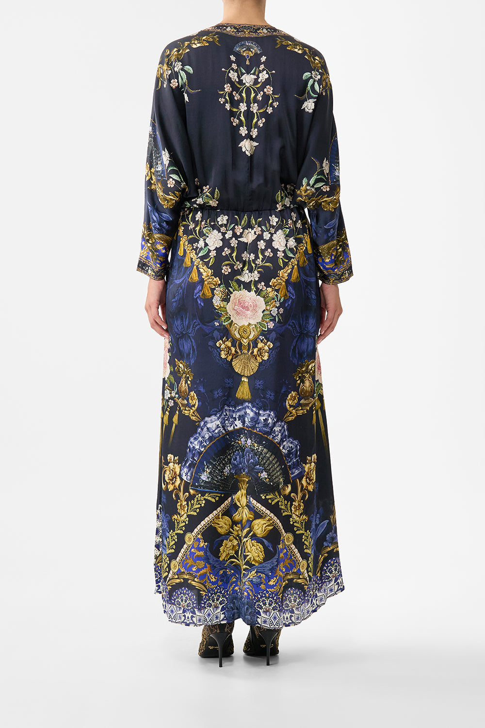 The CAMILLA LOUNGE PANT BALEARIC BEBÉ in our  print.