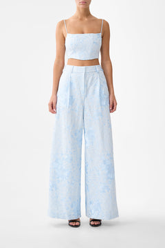 WIDE LEG WAISTED PANT SEVILLE SWEETHEART