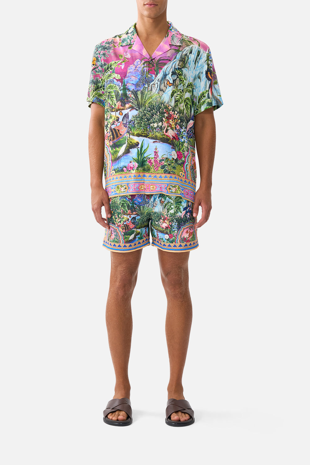 The CAMILLA LOUNGE PANT ILLUSTRATION NATION in our  print.