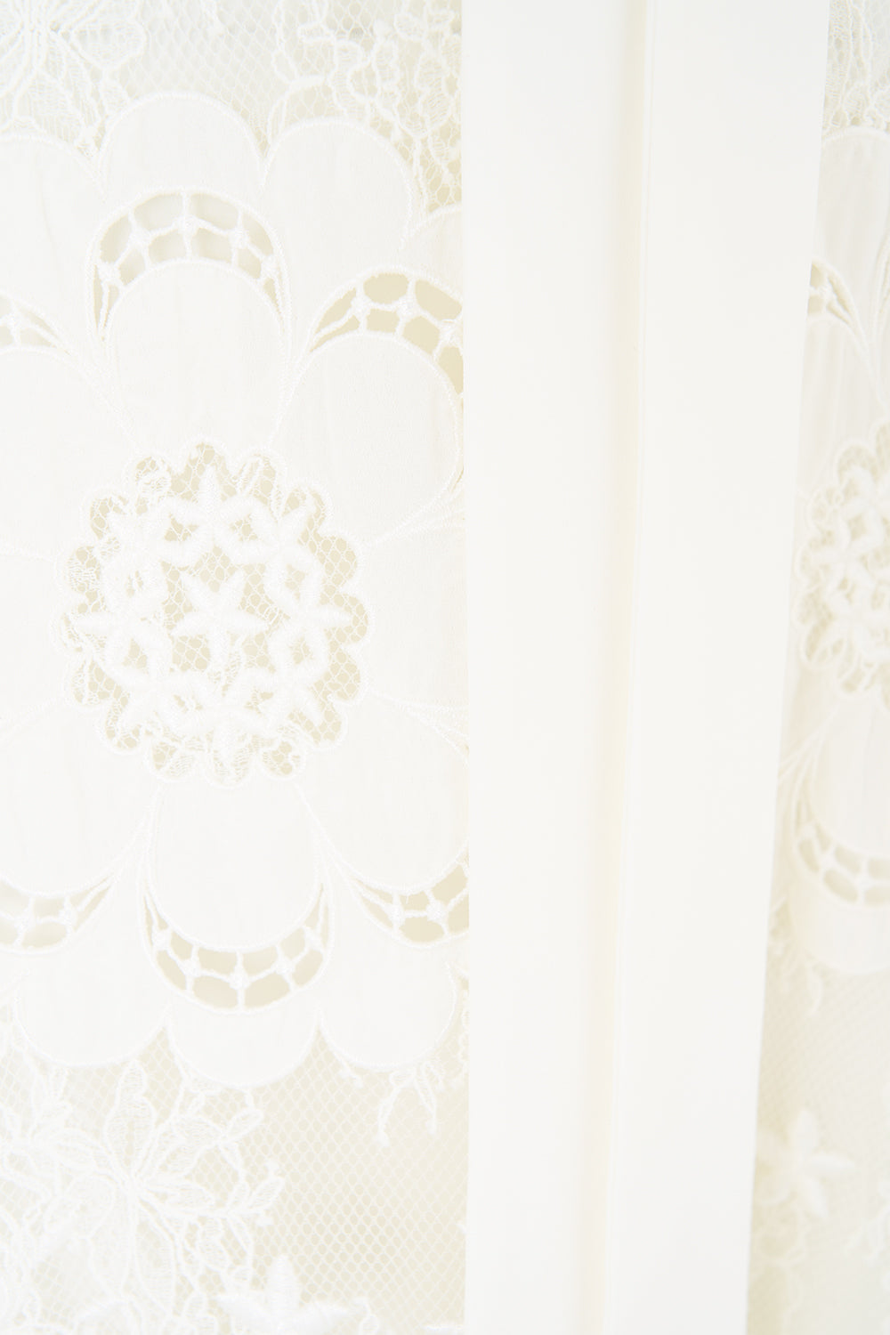 V NECK KAFTAN WITH TIE WAIST CREAM LACE I LEFT MY HEART IN GRANADA