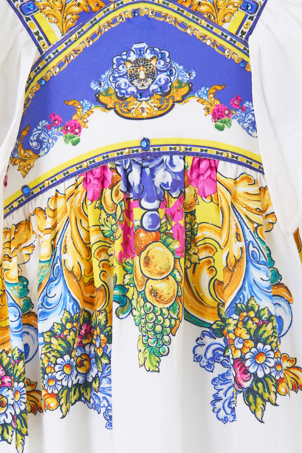 DOUBLE FRILL SLEEVE MINI DRESS MILLA IN SEVILLA