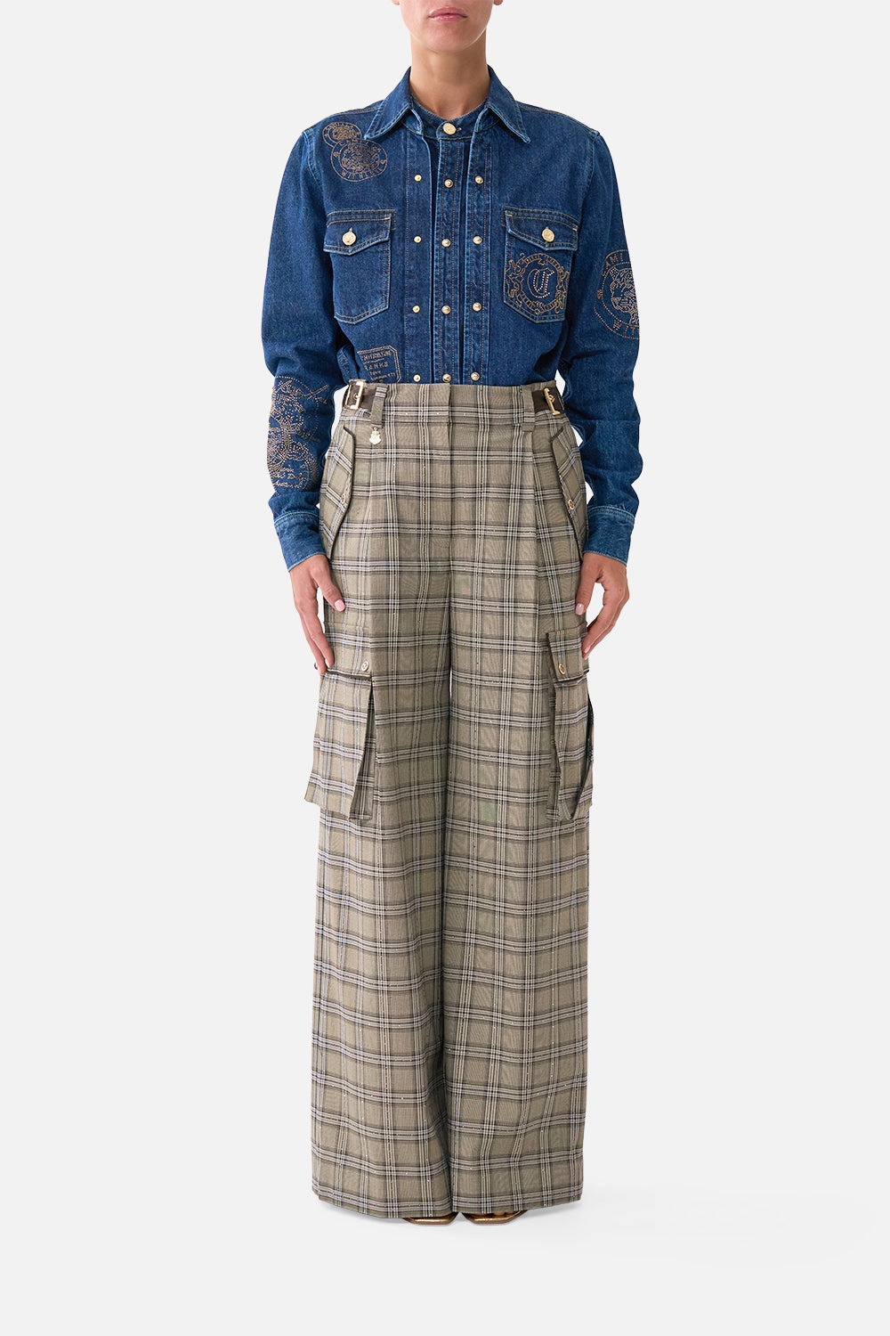 The CAMILLA Utility Pant Animals in the Palace in our Animals in the Palace print.