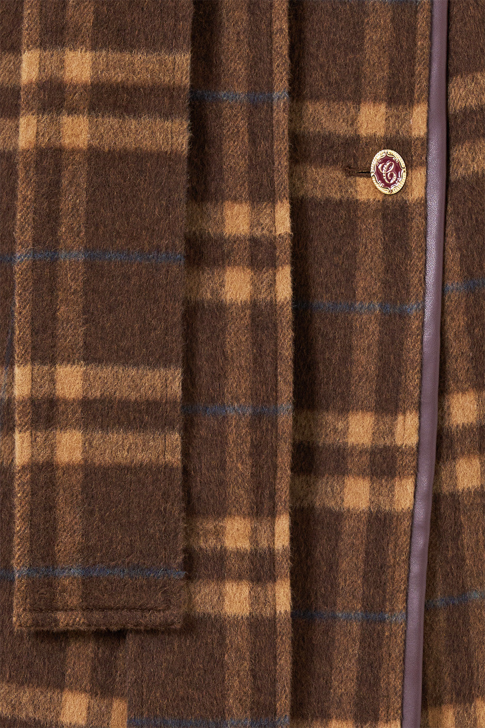 The CAMILLA COAT WITH VEST DETAIL ANIMALS IN THE PALACE