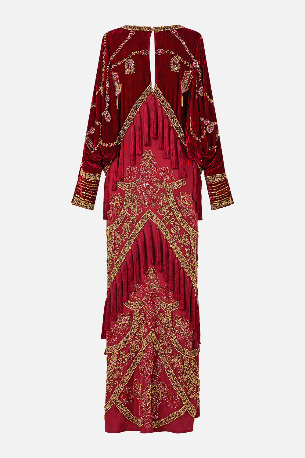 ROBE EN VELOURS DRAPÉE AUX ÉPAULES AVEC DÉCOLLETÉ PLONGEANT APPELLE-MOI UNE CALÈCHE