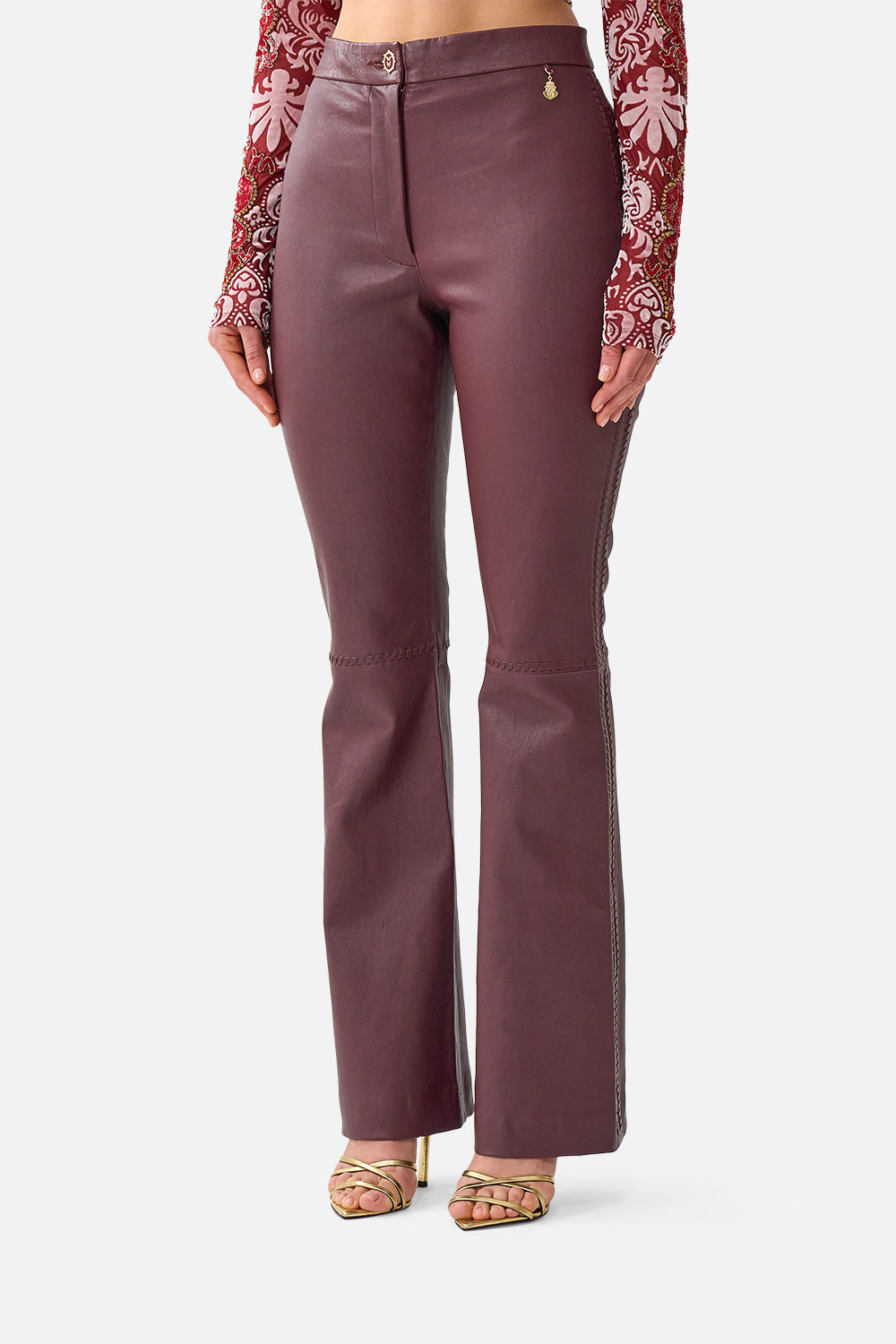 TAILORED LEATHER TROUSER CALL ME A CARRIAGE