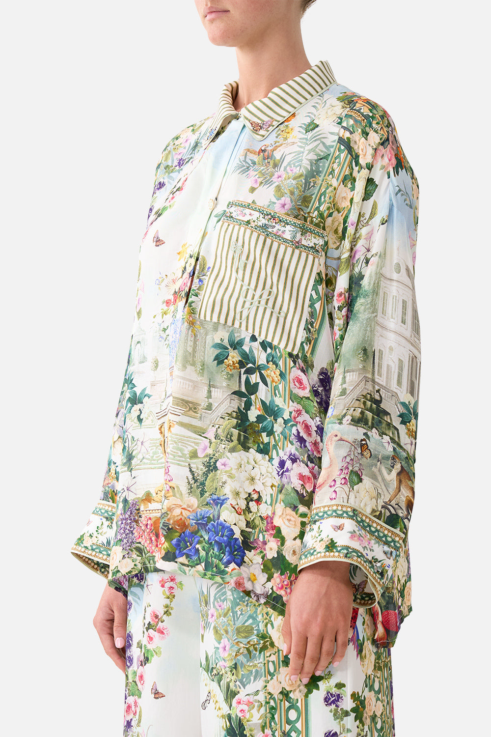 CHEMISE COL RELAX AVEC POCHE ART POUR L'IMPERATRICE