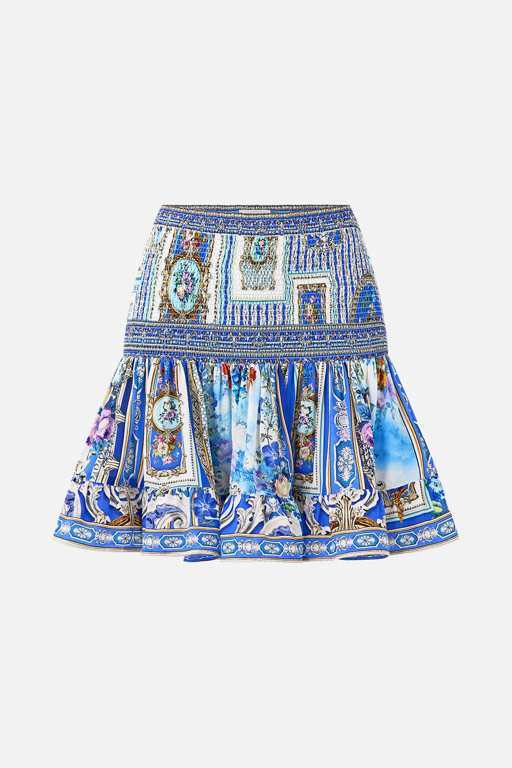 The CAMILLA DRAWSTRING POUCH BAG I LEFT MY HEART IN GRANADA in our  print.