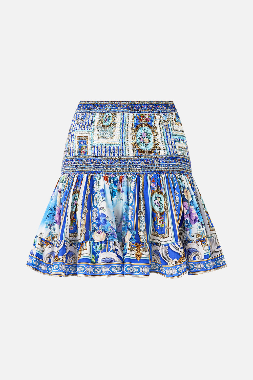 The CAMILLA DRAWSTRING POUCH BAG I LEFT MY HEART IN GRANADA in our  print.