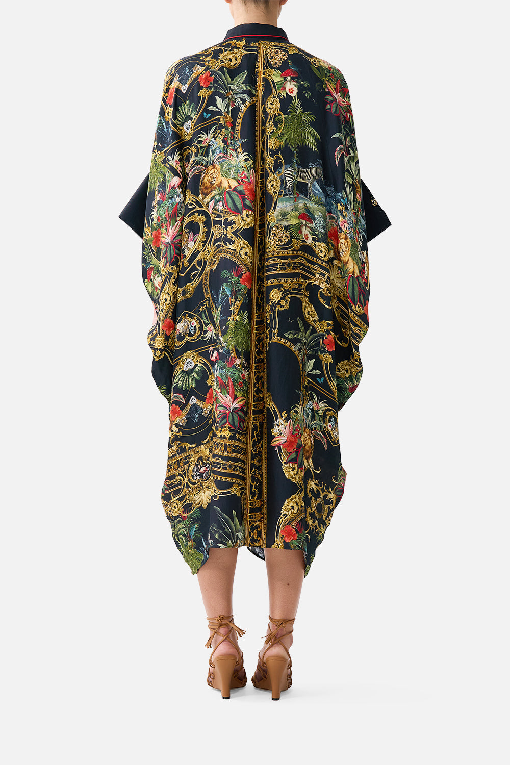 The CAMILLA Batwing Kaftan Palace Zoology in our Palace Zoology print.