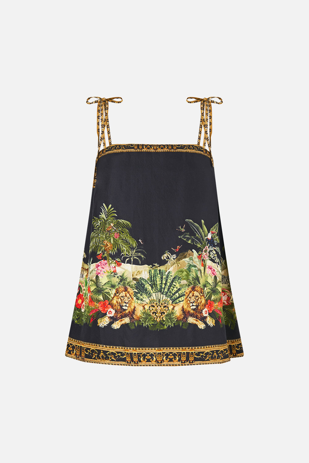 The CAMILLA Straight Scarf Top Palace Zoology in our Palace Zoology print.